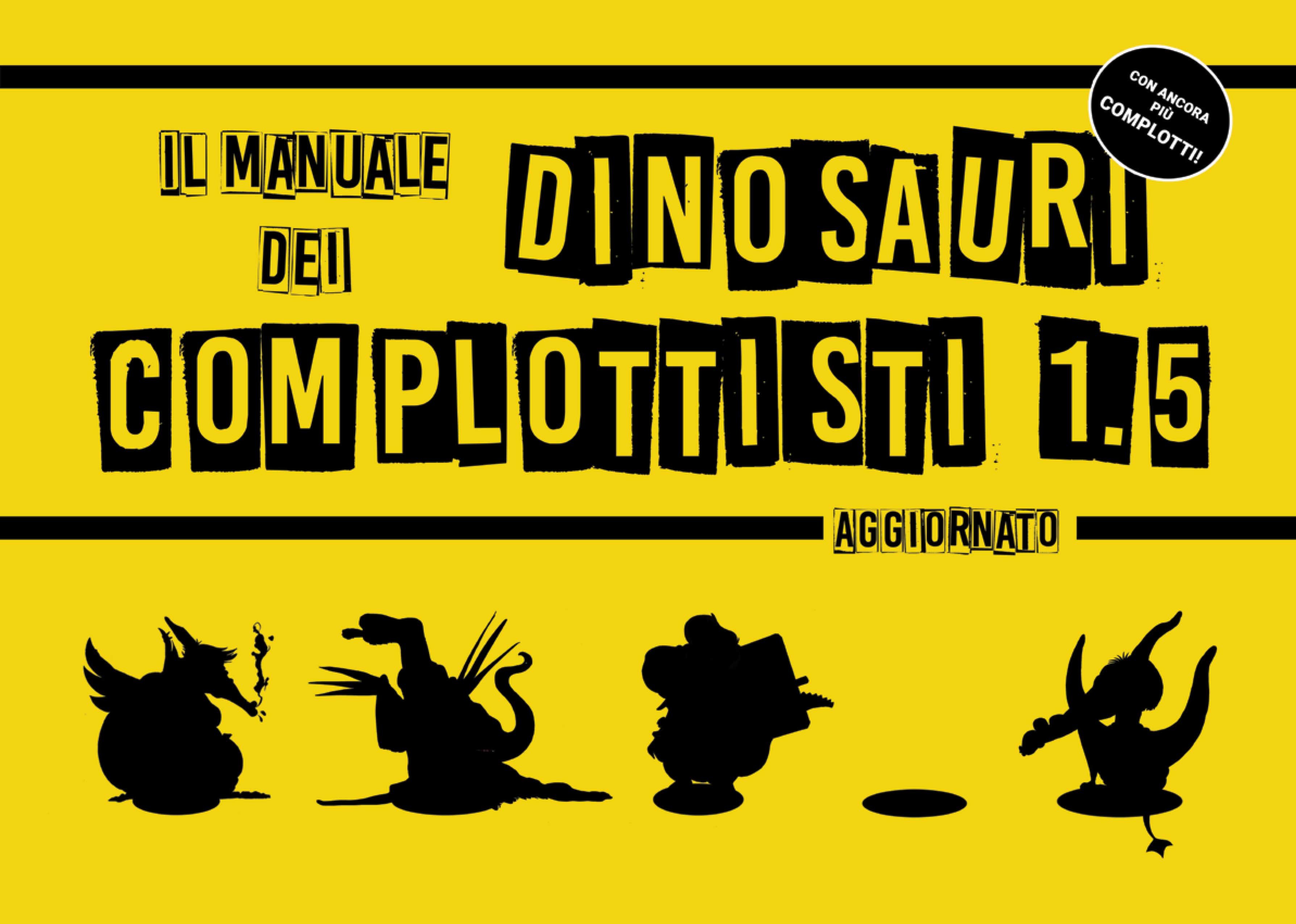 Copertina "Il manuale dei dinosauri complottisti 1.5"