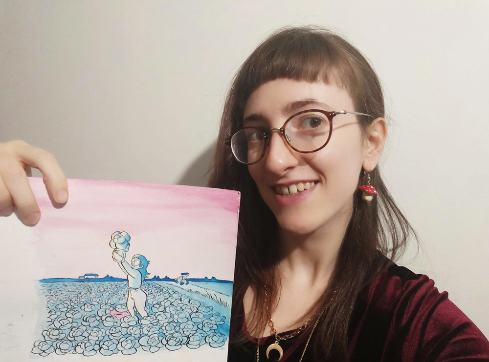 Lorenza e copertina di Oh Cavolo! E chi dorme più ora?
