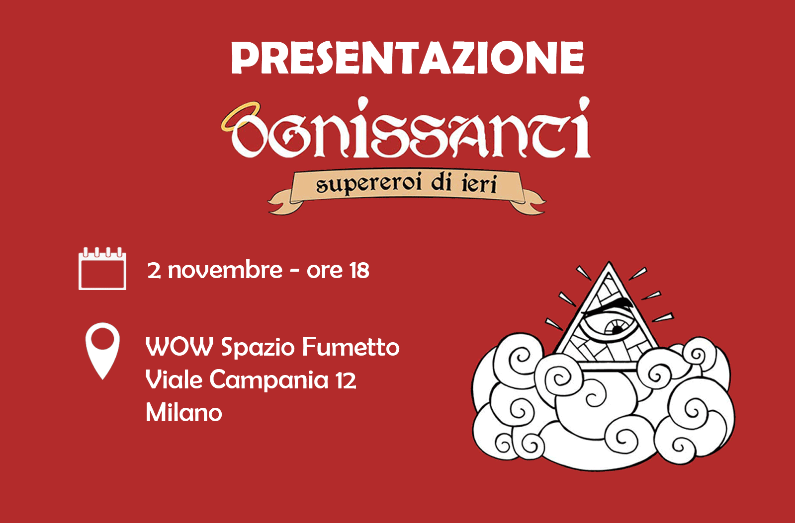 Presentazione Ognissanti: 2 novembre a Milano